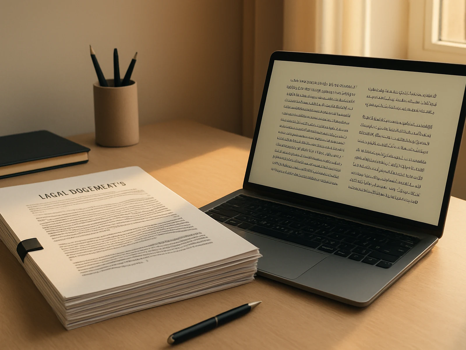 Translation documents and language reference materials